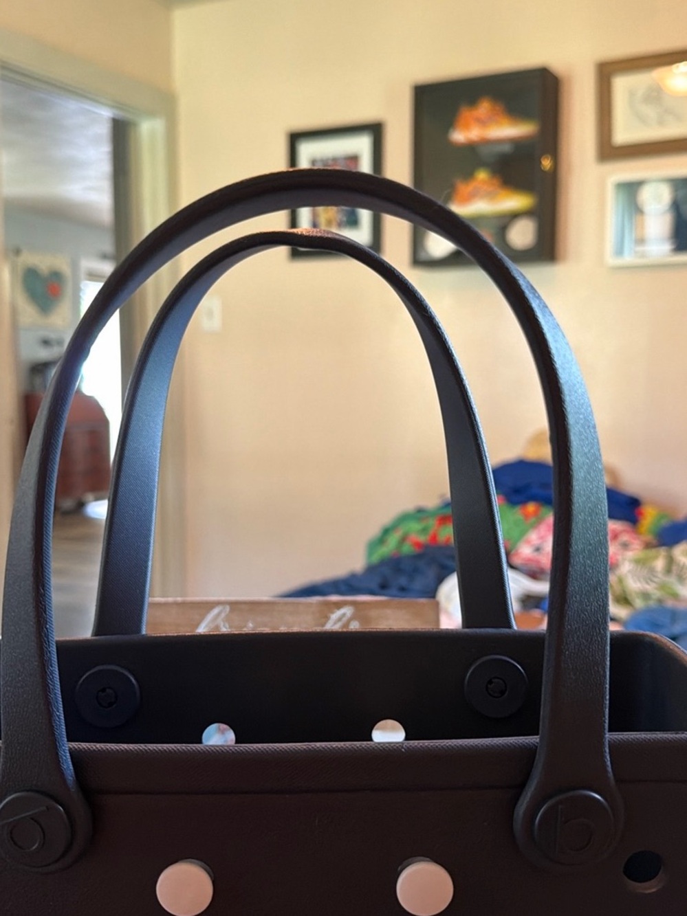 BOGG BAG Mini Tote in Dark Blue - Picture 4 of 7